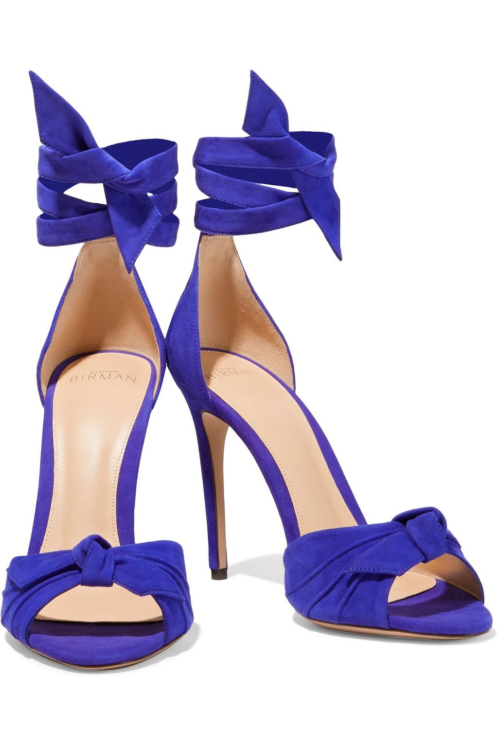 ALEXANDRE BIRMAN Clarita knotted suede sandals