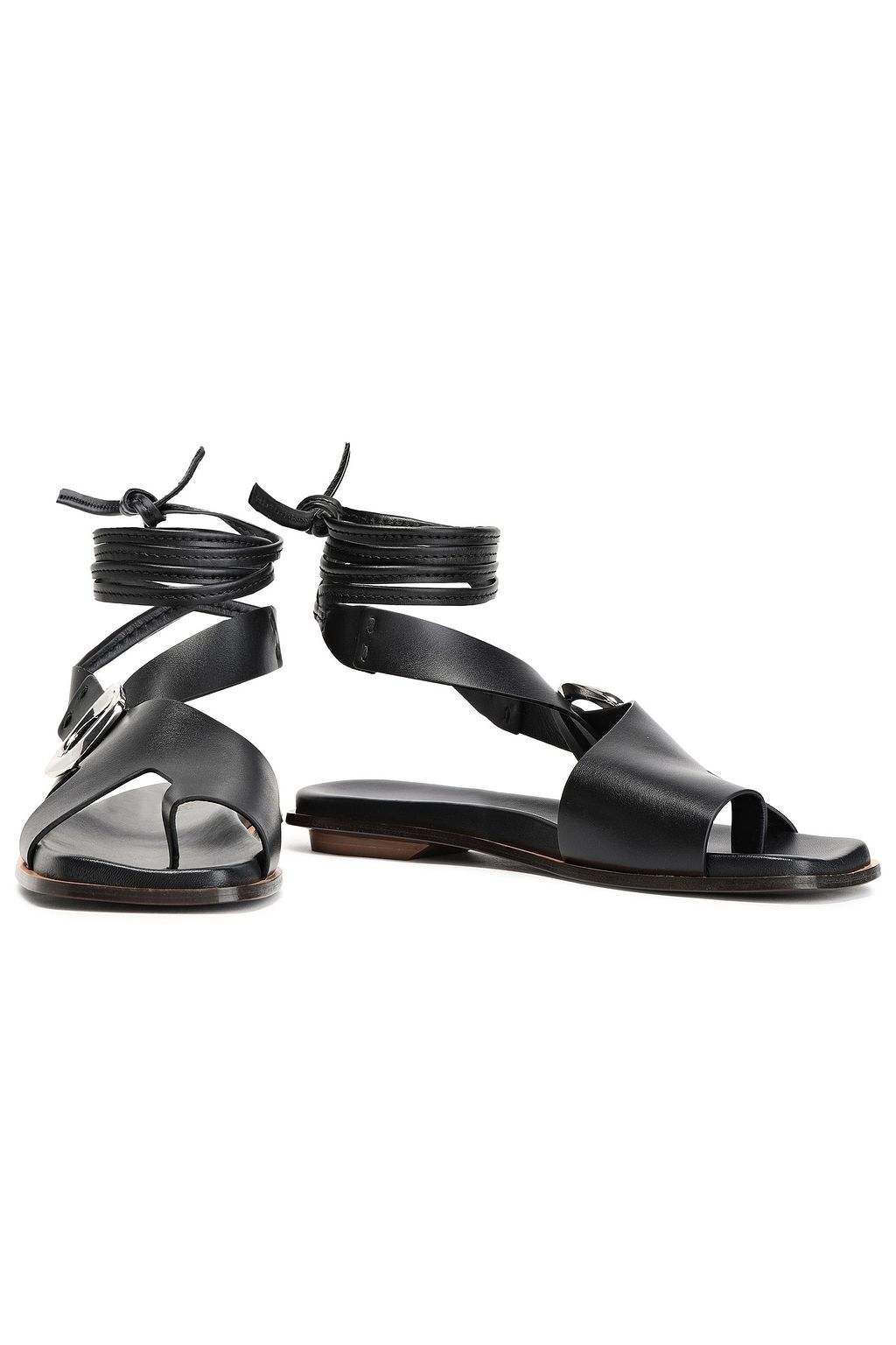 3.1 PHILLIP LIM Lace-up buckle-embellished leather sandals