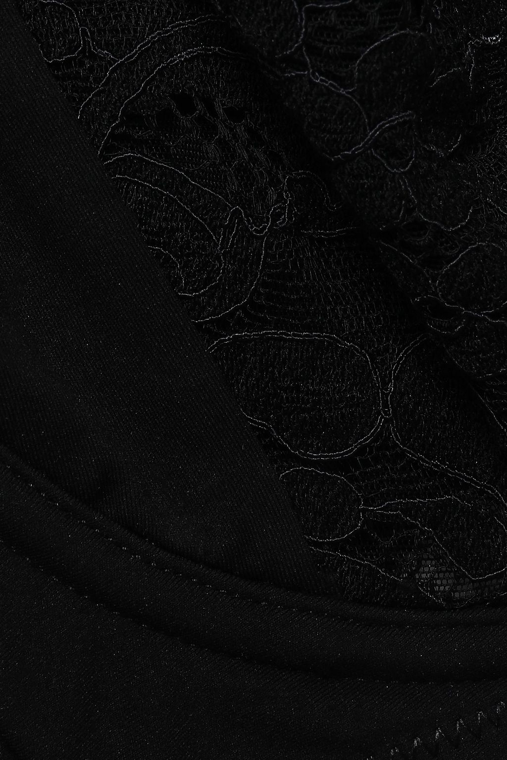 WACOAL Eternal jersey-paneled corded lace underwired bra
