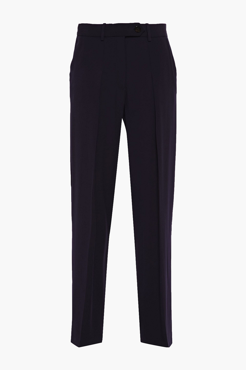 Victoria, Victoria Beckham Crystal-embellished satin-crepe wide-leg pants