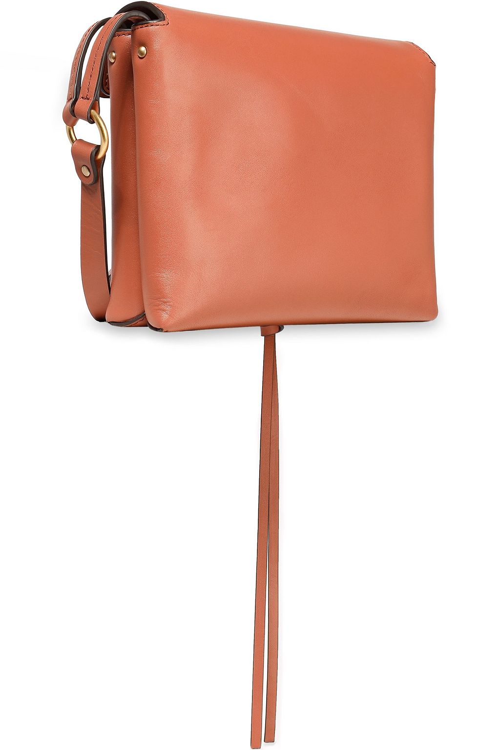 TORY BURCH Logo-embellished leather shoulder bag