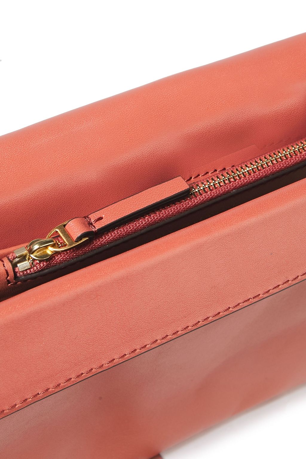 TORY BURCH Logo-embellished leather shoulder bag