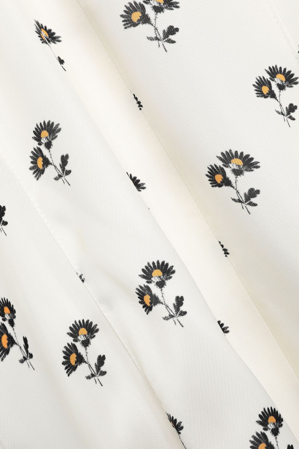 VICTORIA BECKHAM Floral-print twill midi slip dress