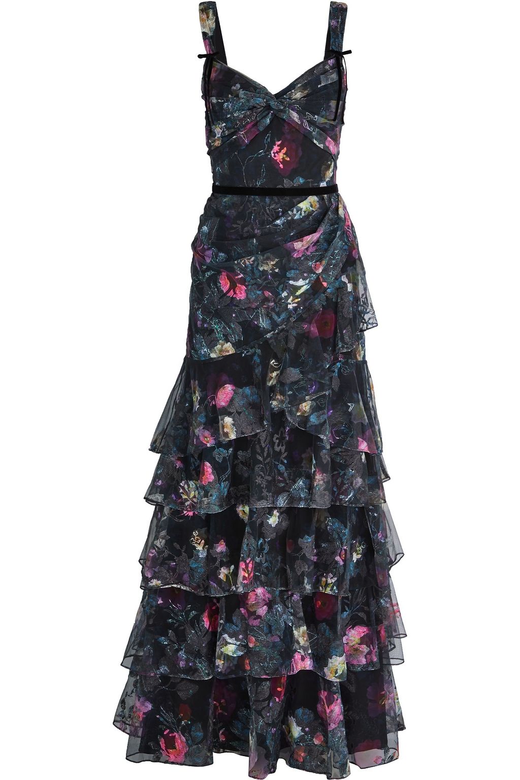 marchesa floral gown