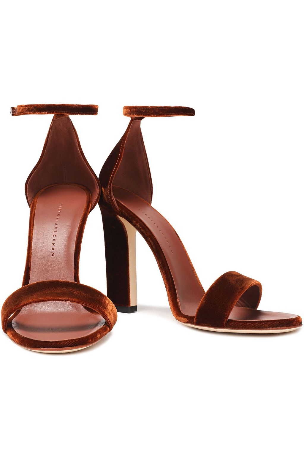 VICTORIA BECKHAM Velvet sandals
