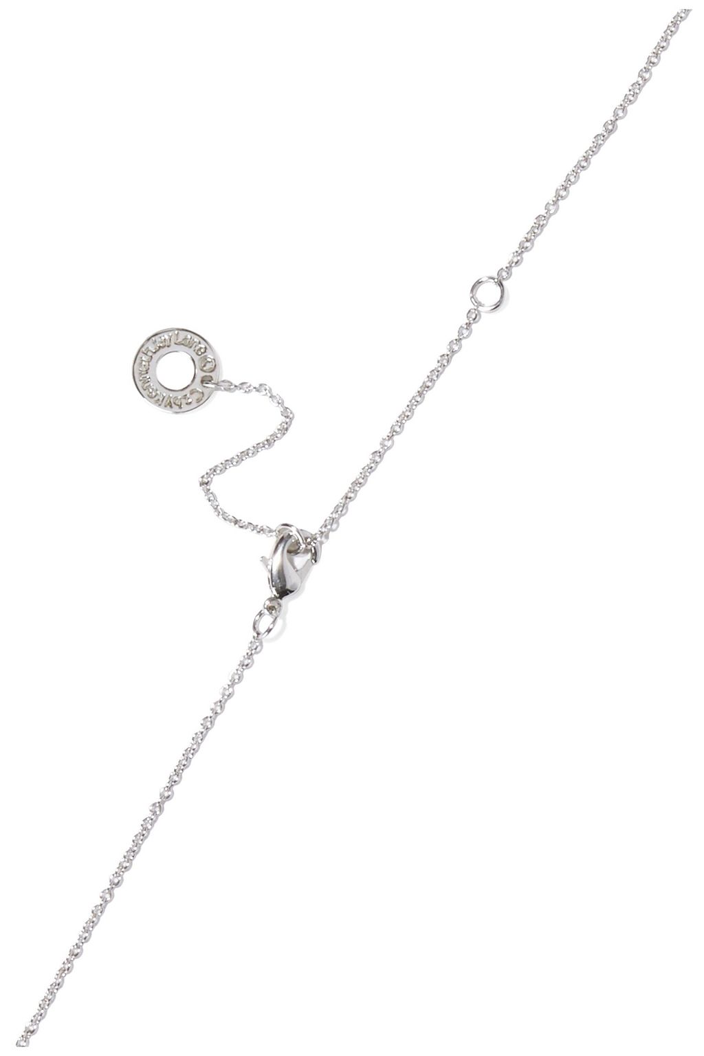 CZ BY KENNETH JAY LANE Rose gold-plated crystal necklace