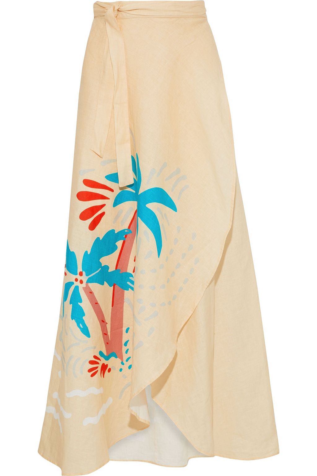 maxi wrap skirt