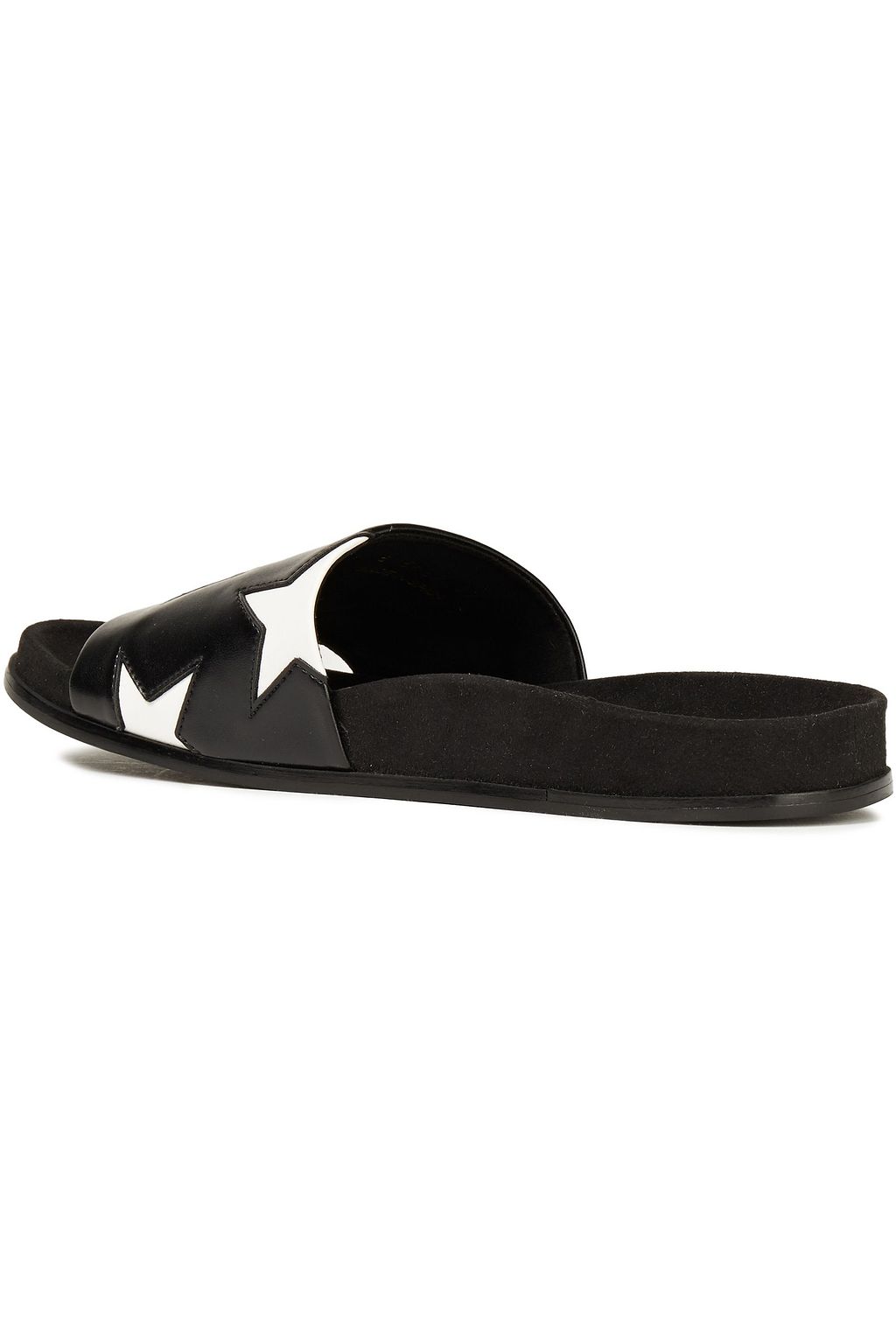 STELLA MCCARTNEY Laser-cut faux leather slides