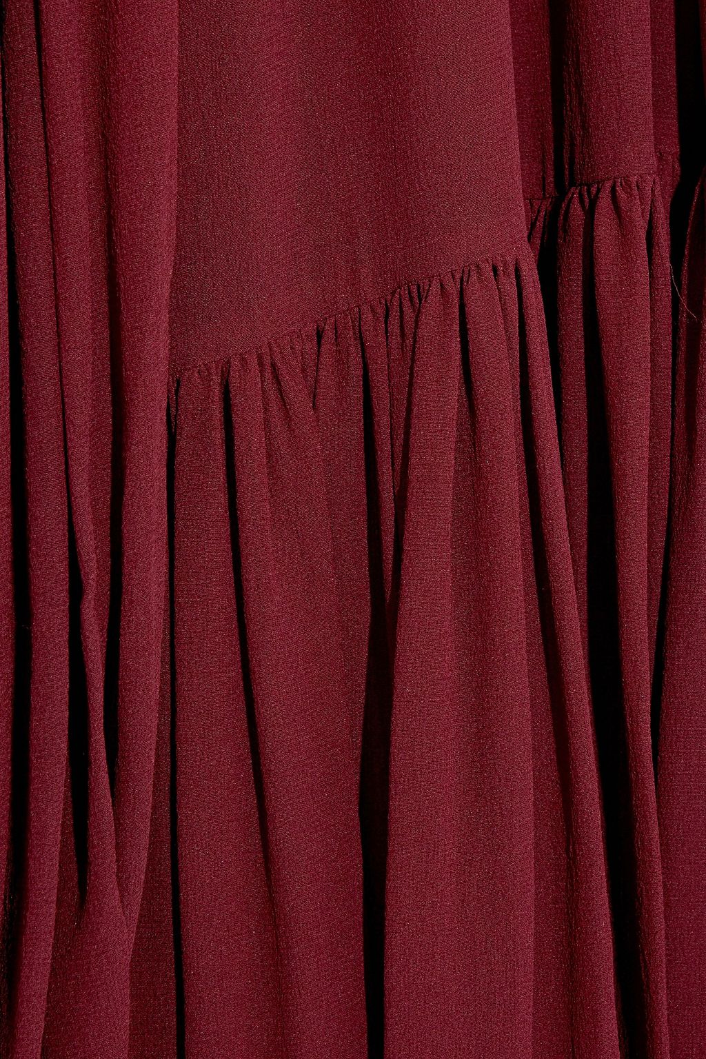 STELLA MCCARTNEY Tiffany gathered silk-chiffon maxi dress