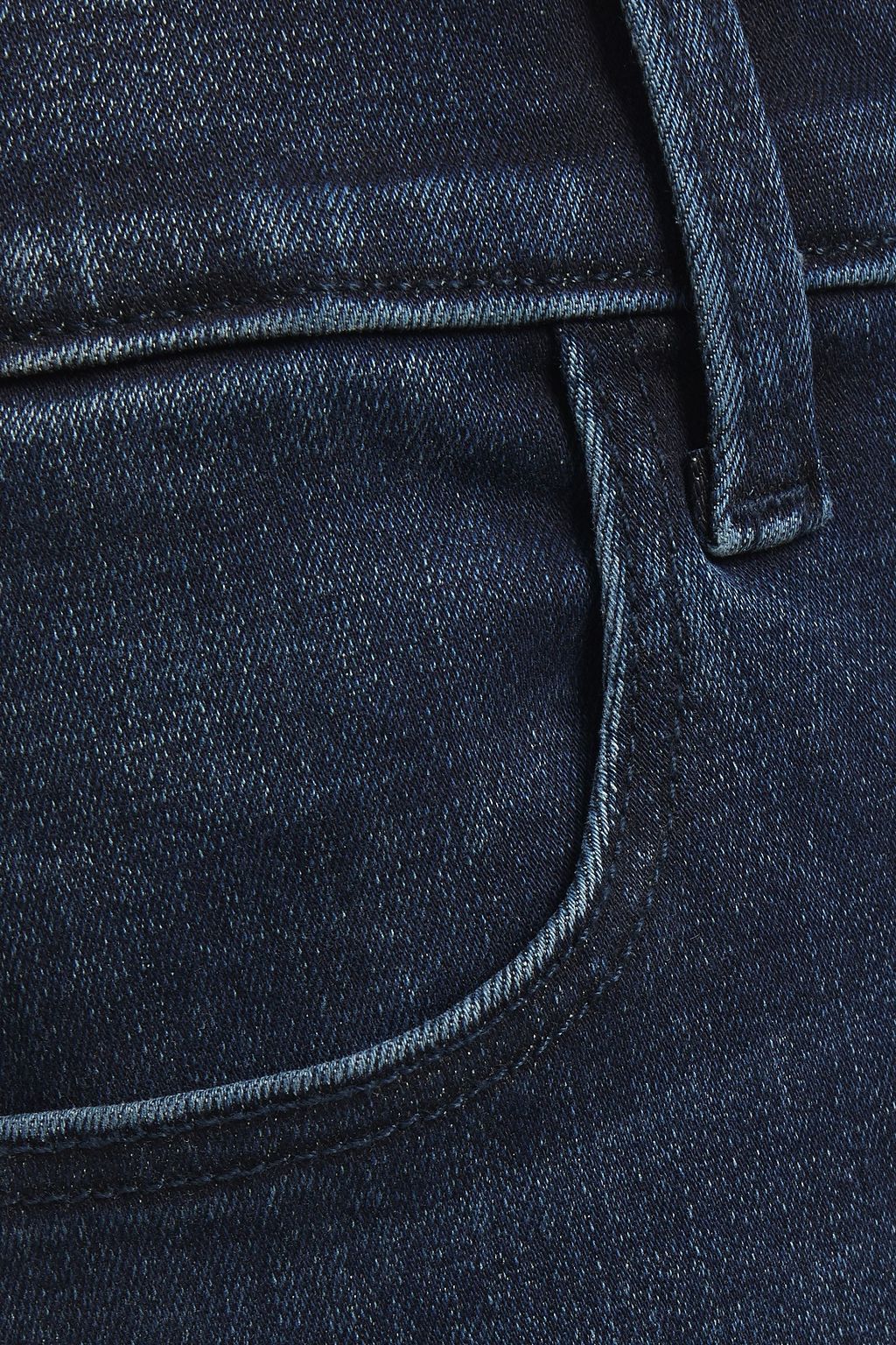 J BRAND Distressed high-rise skinny jeans