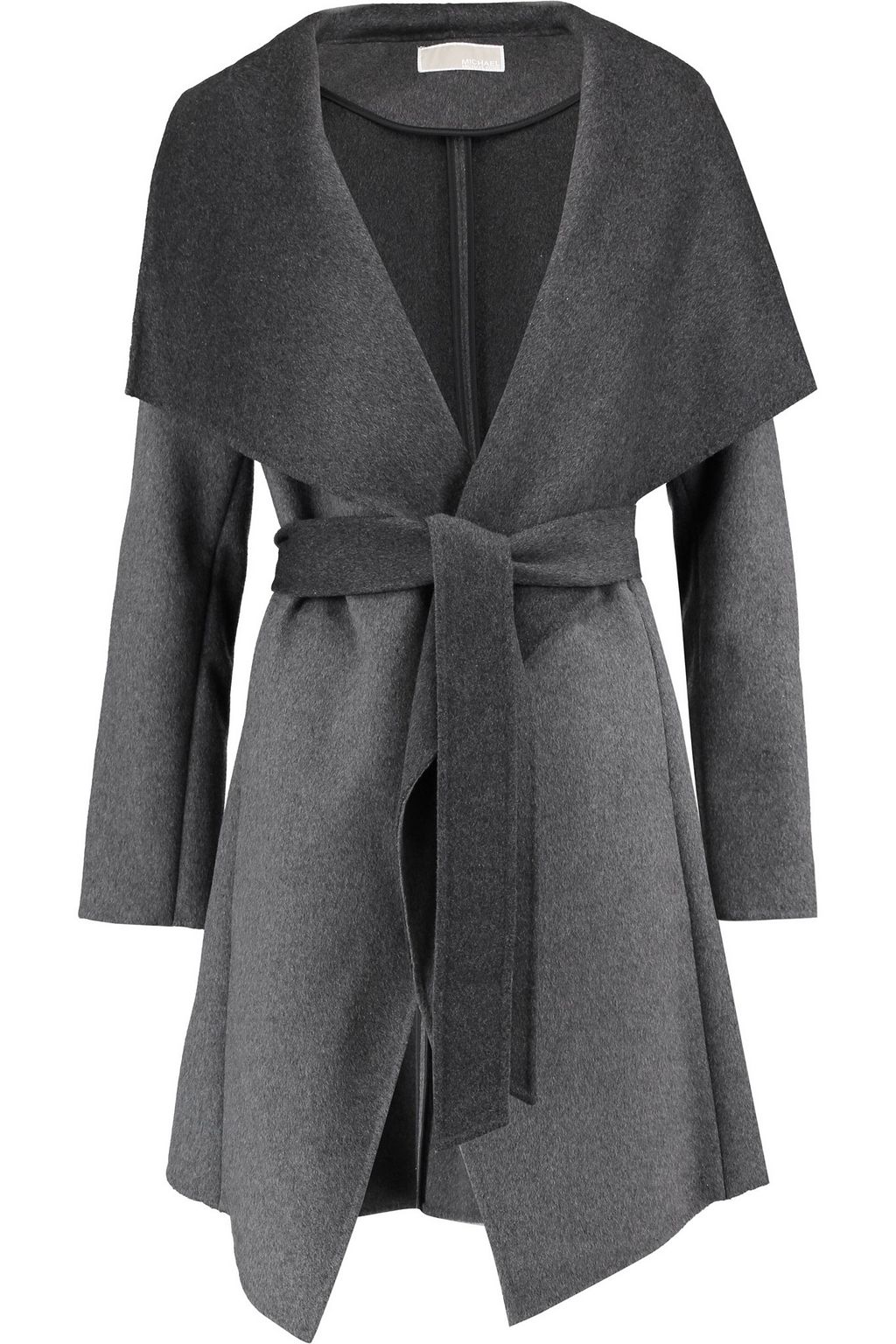 michael kors wool wrap coat