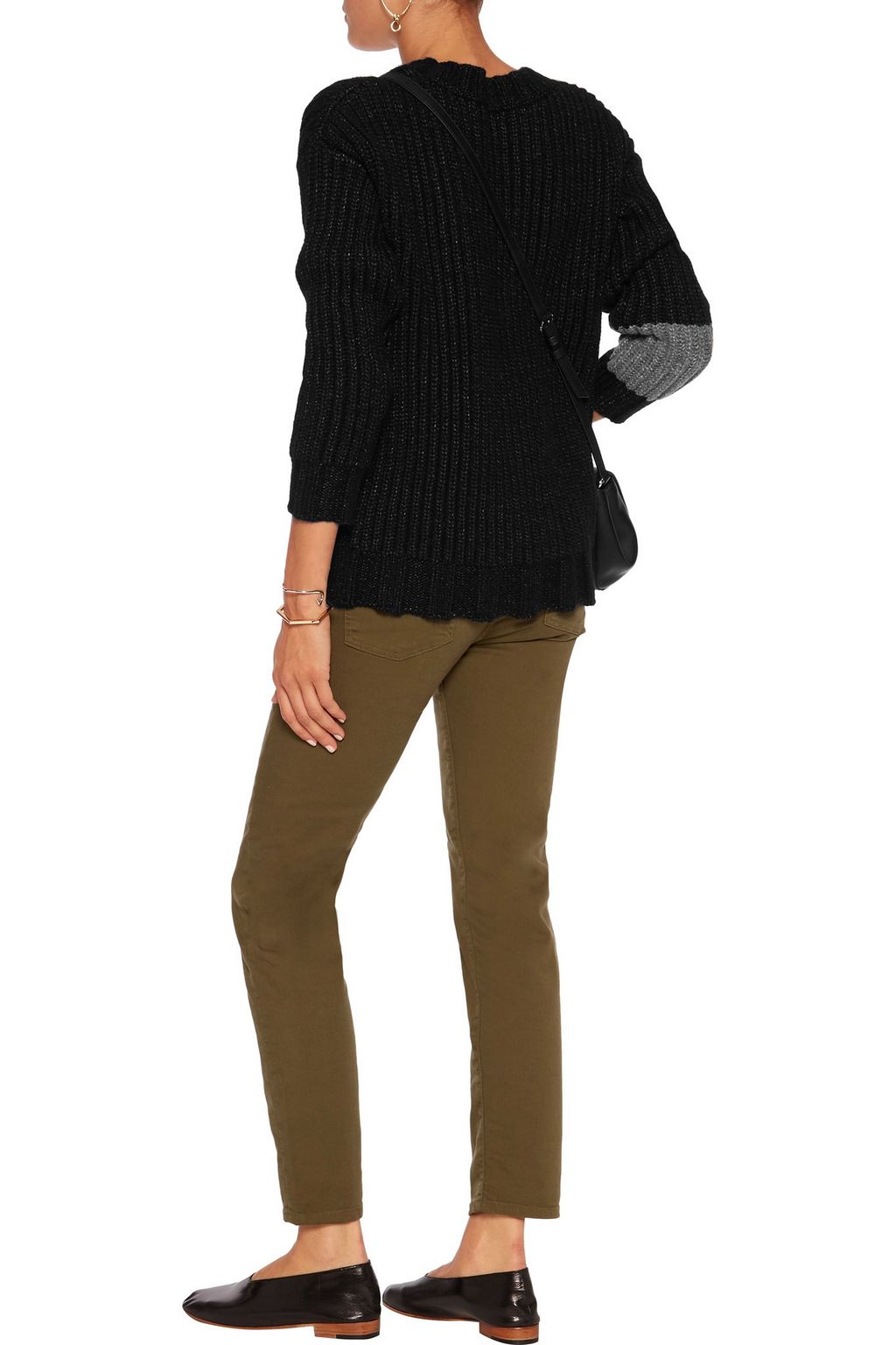 JAMES PERSE Ribbed wool-blend sweater