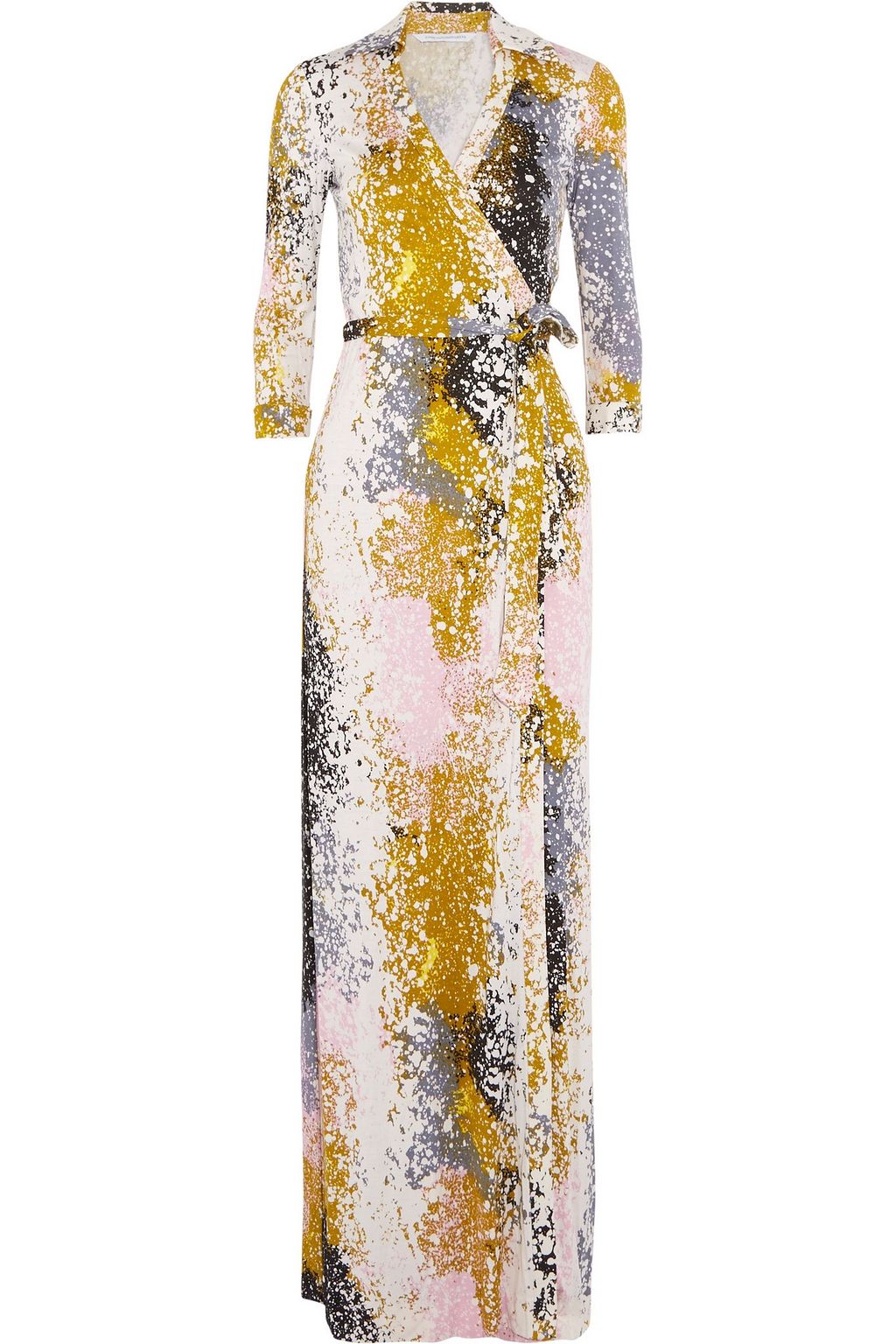dvf abigail wrap maxi dress