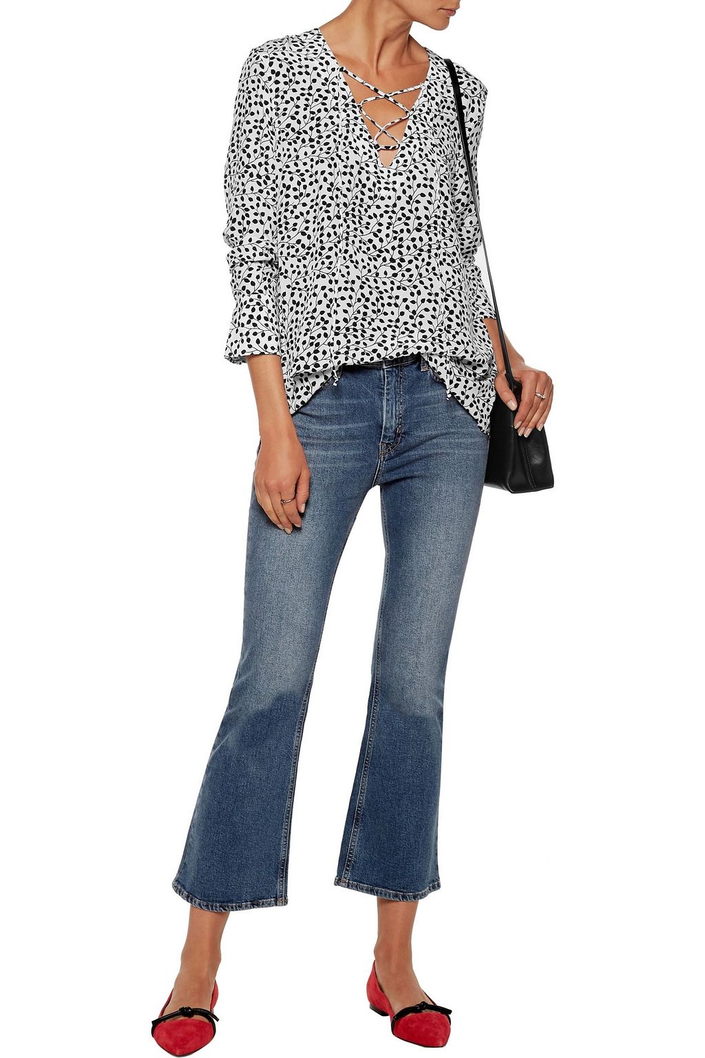 3.1 PHILLIP LIM Kiddie leather point-toe flats