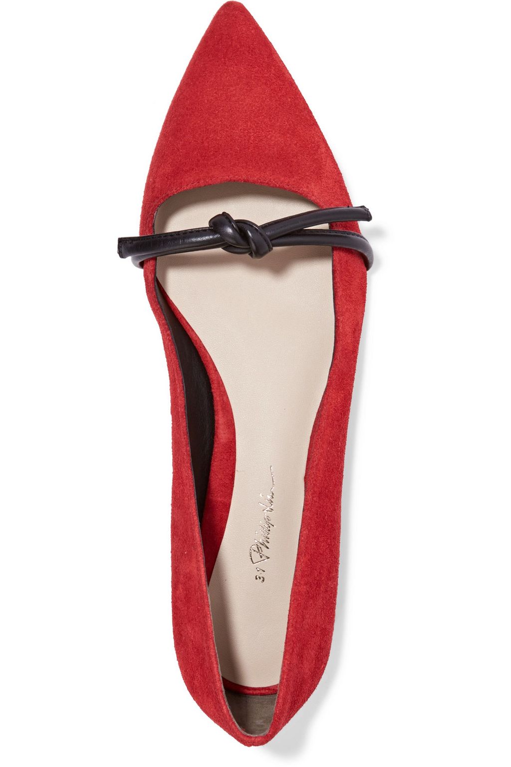 3.1 PHILLIP LIM Kiddie leather point-toe flats