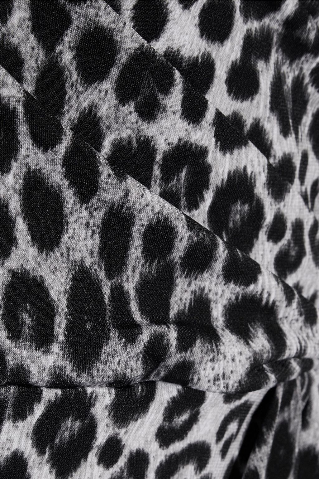 MICHAEL MICHAEL KORS Wrap-effect leopard-print stretch-jersey dress