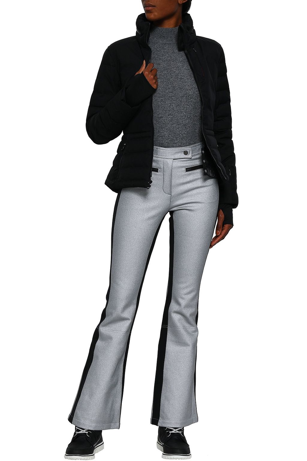 ERIN SNOW Flared metallic ski pants