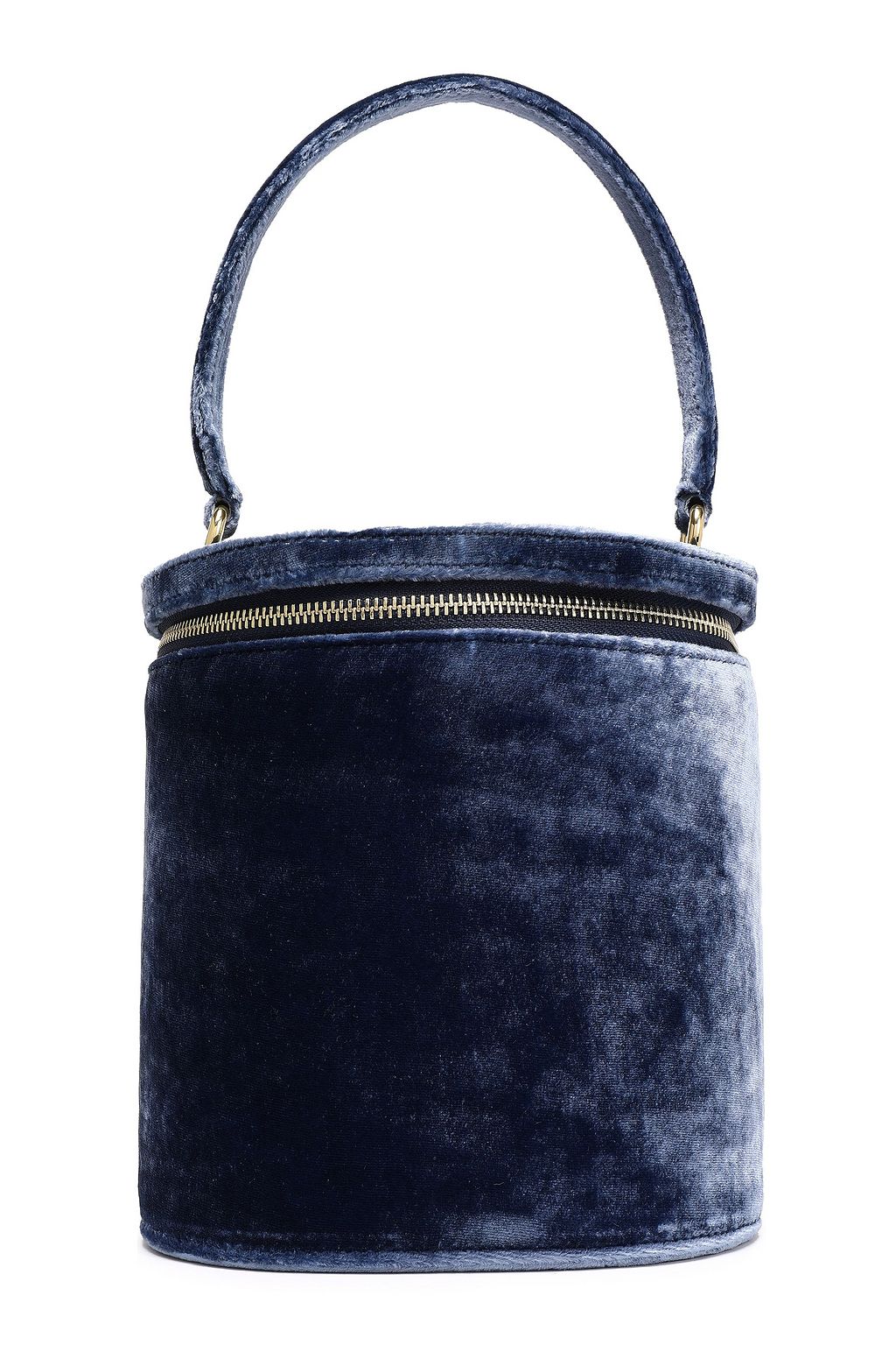 STAUD Vitti velvet bucket bag