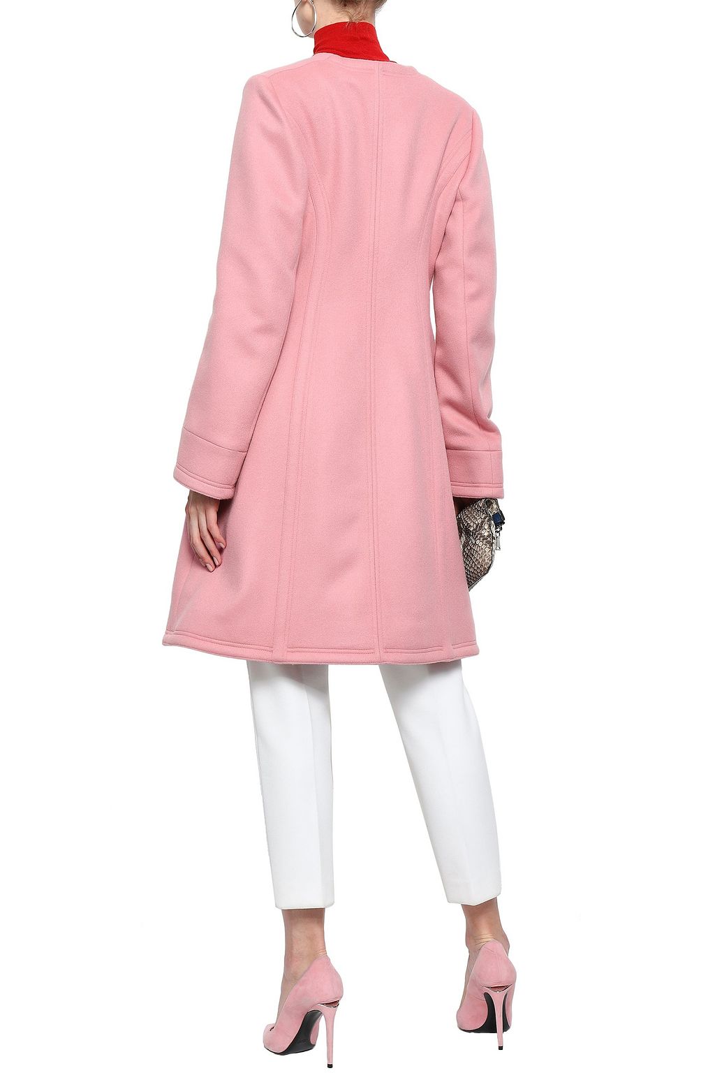 MARNI Wool, cashmere and angora-blend coat