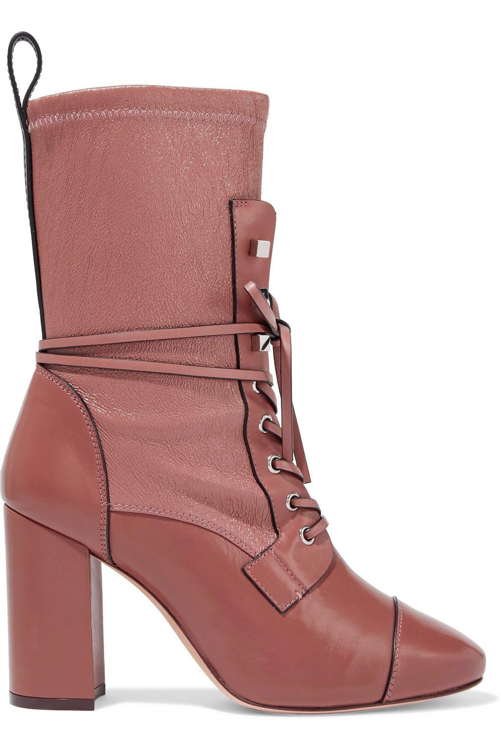 stuart weitzman suede lace up ankle boots