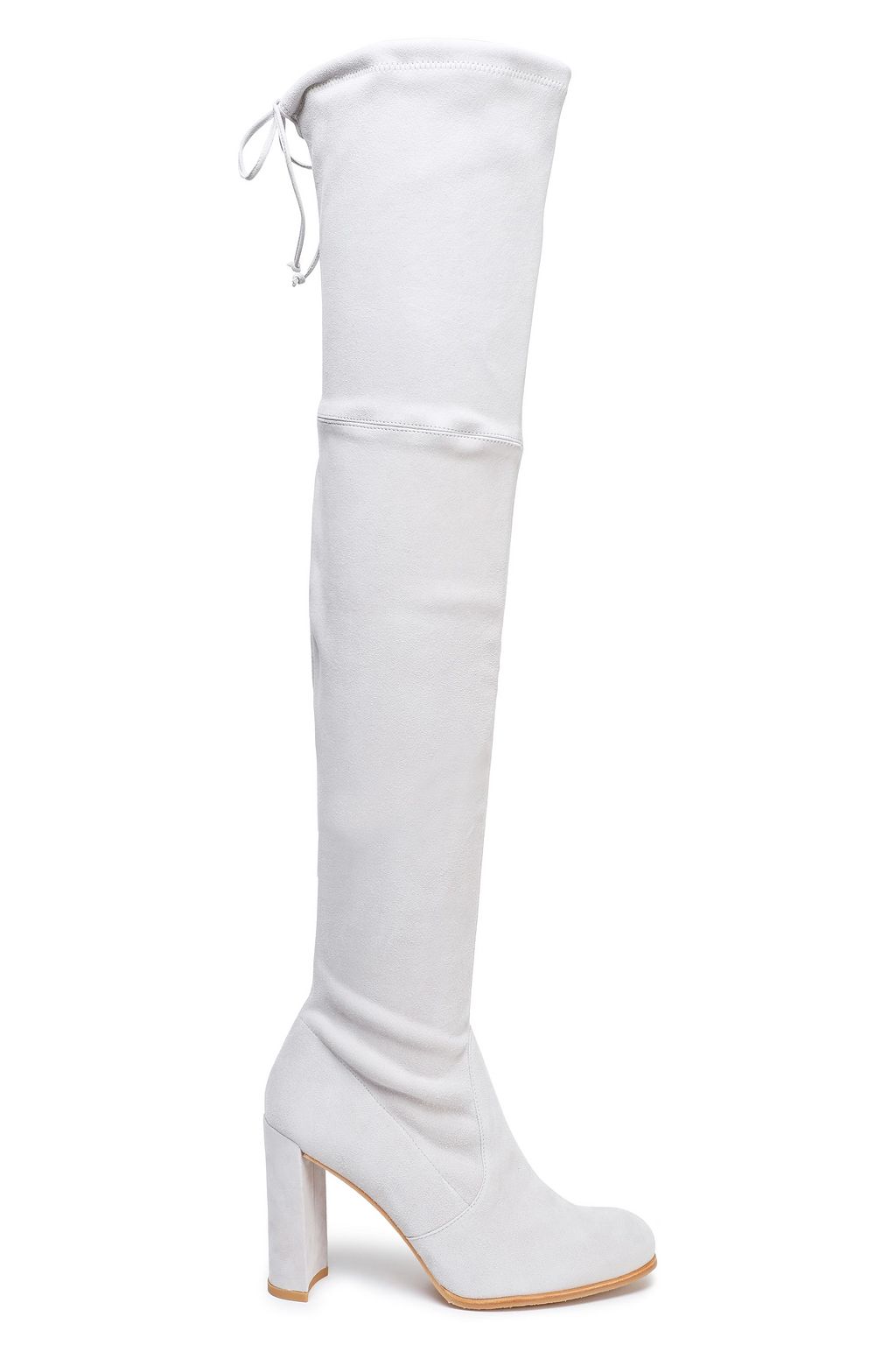 light grey over the knee boots
