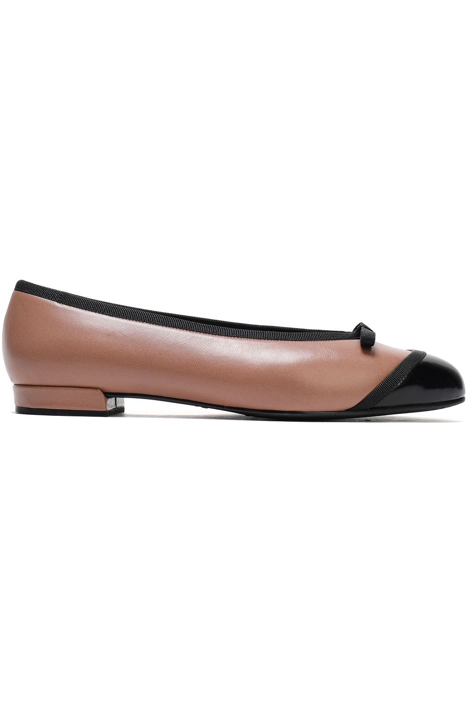 stuart weitzman leather ballet flats