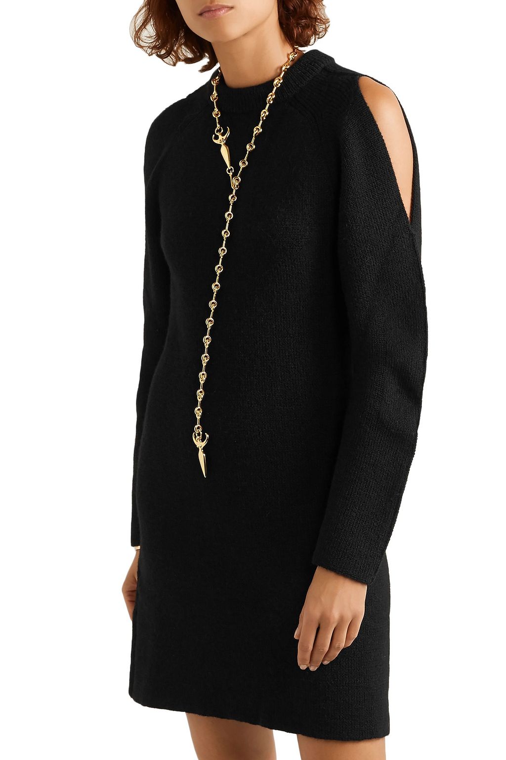 CHLOÉ Cutout knitted mini dress