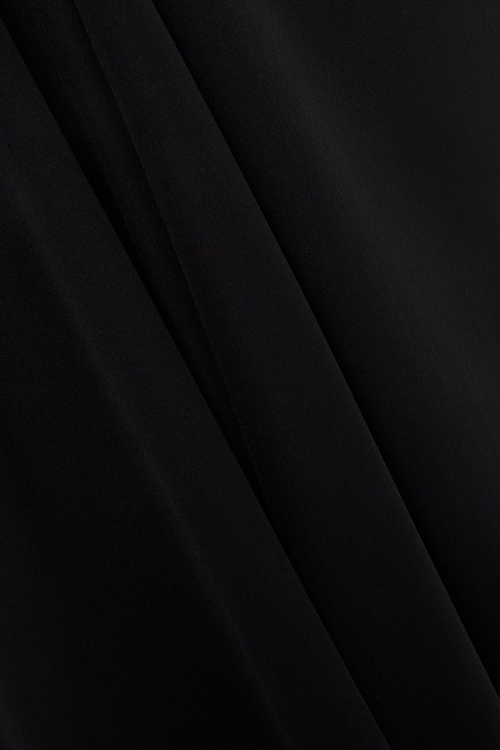GIORGIO ARMANI Pleated mulberry silk crepe de chine gown
