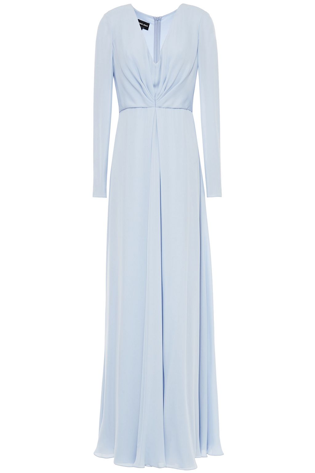 mulberry silk crepe de chine gown 