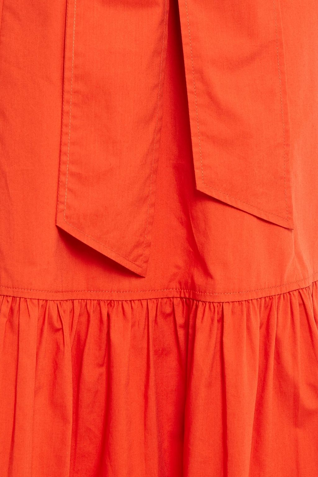 IRIS & INK Alexis wrap-effect cotton-poplin maxi dress