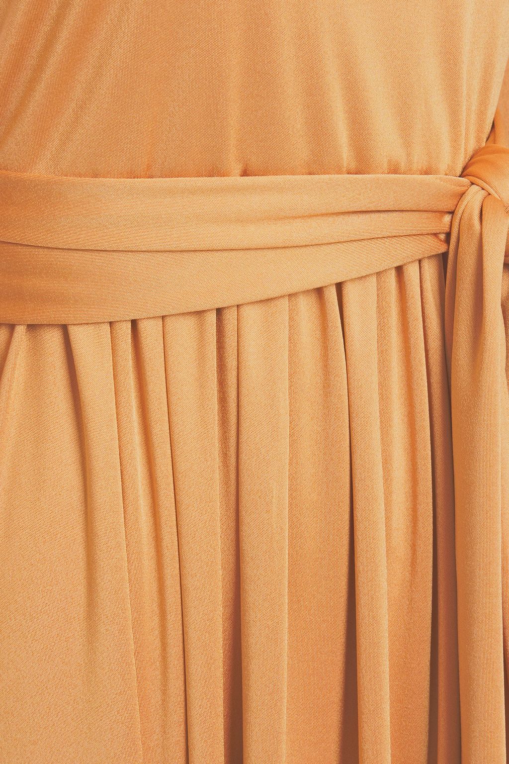 THE ROW Dominique belted satin maxi dress