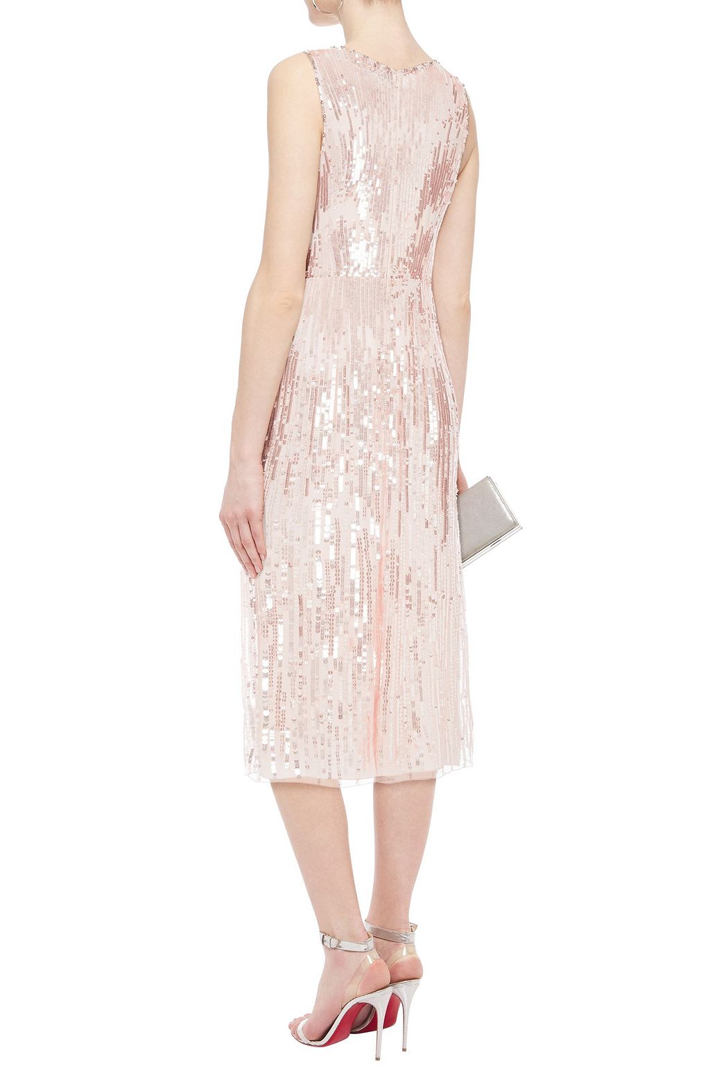 JENNY PACKHAM Evia embellished tulle midi dress