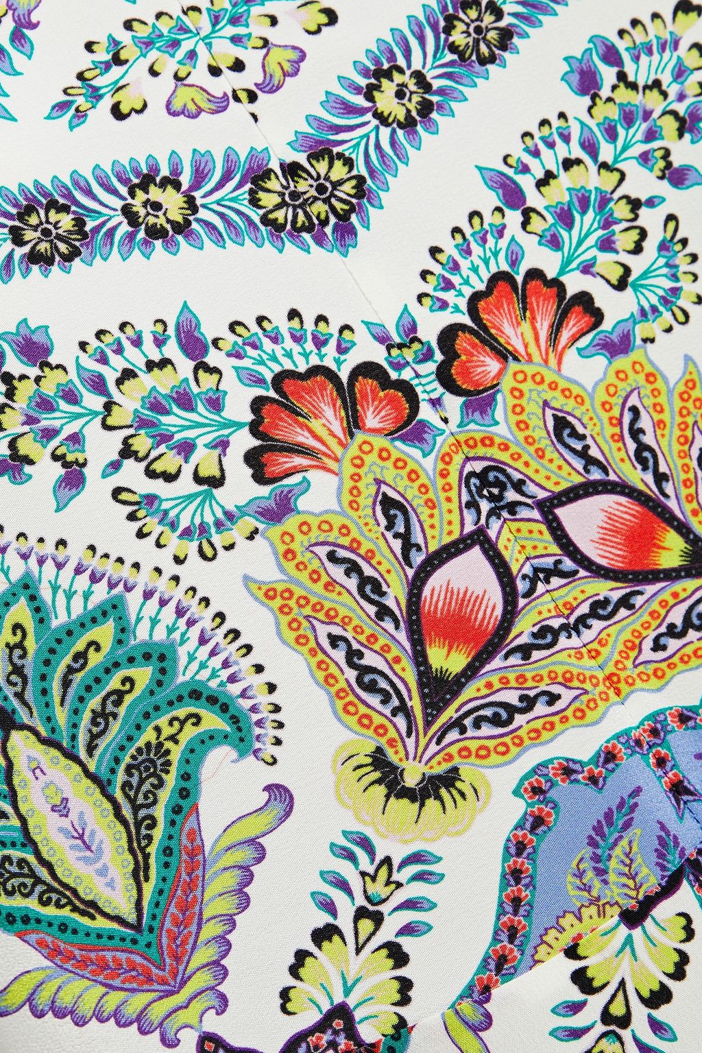 ETRO Printed silk crepe de chine blouse