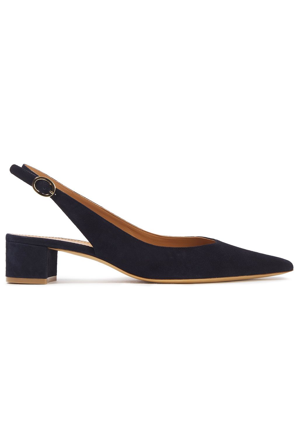 suede slingback pumps