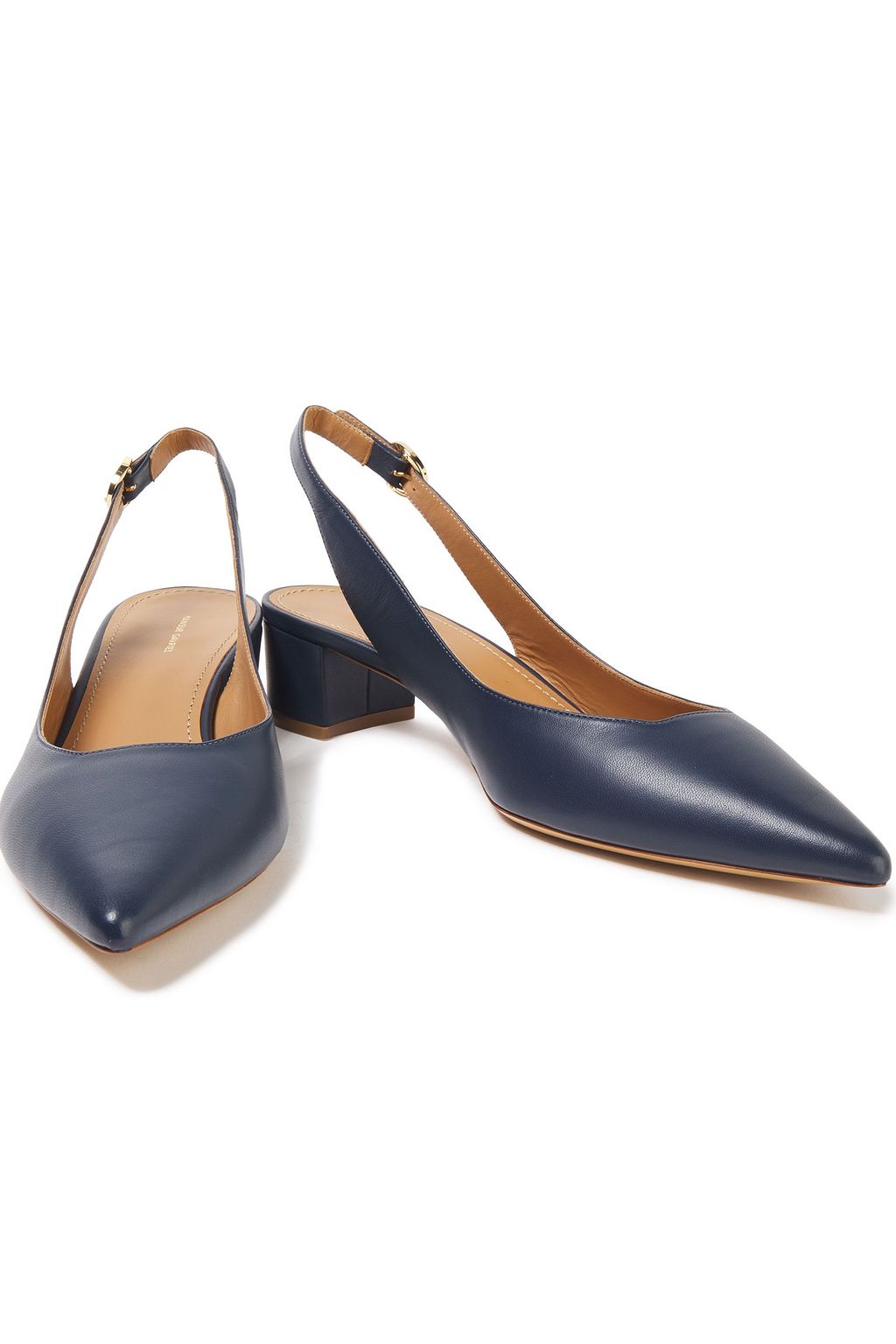 mansur gavriel leather slingback pumps