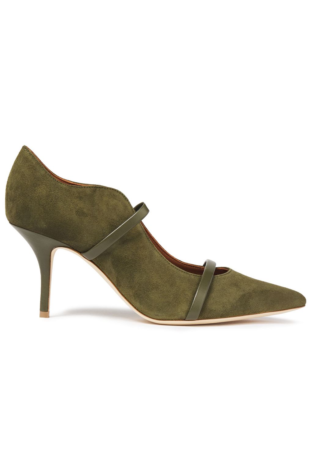 army green pumps