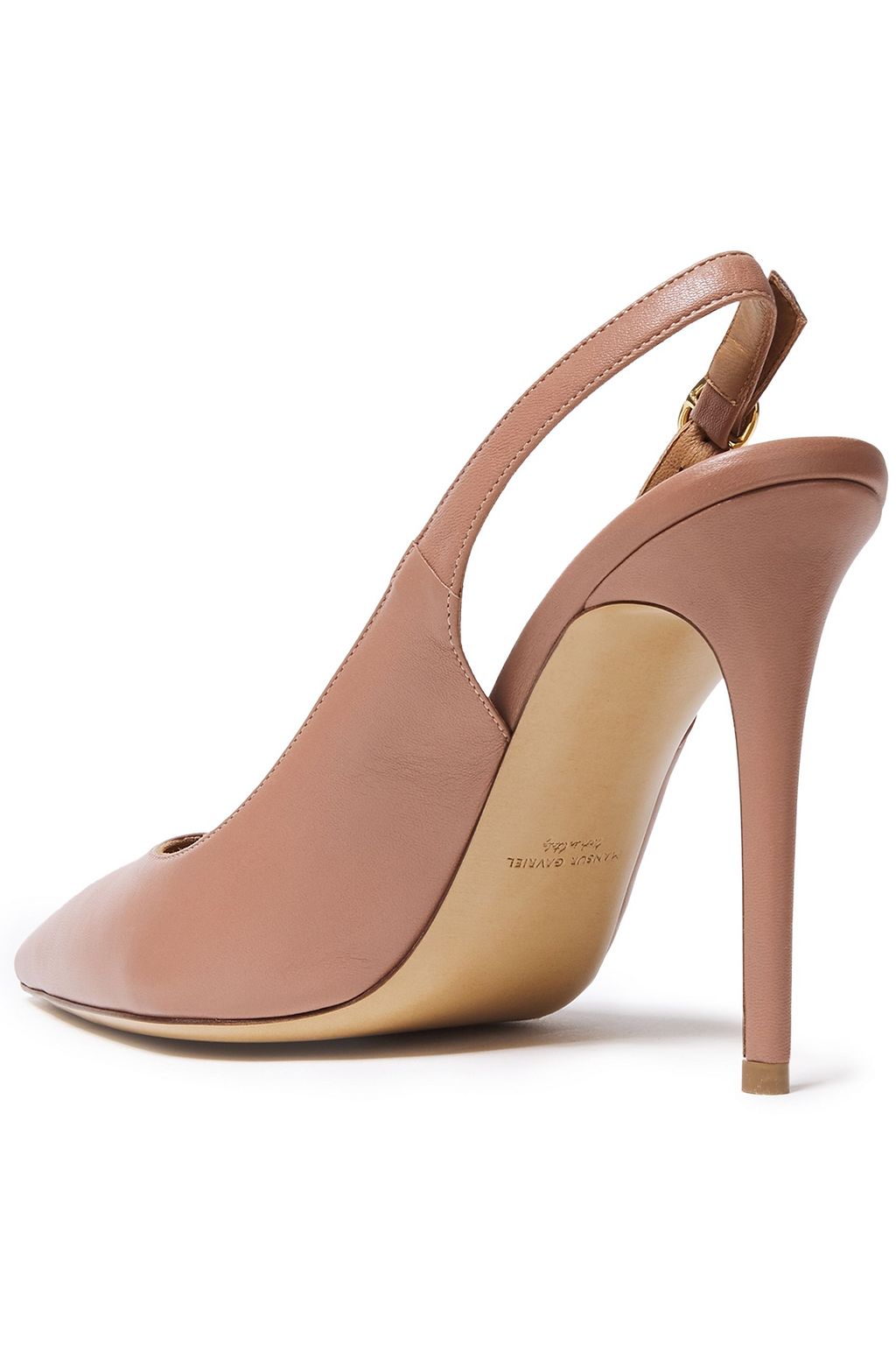 MANSUR GAVRIEL Leather slingback pumps