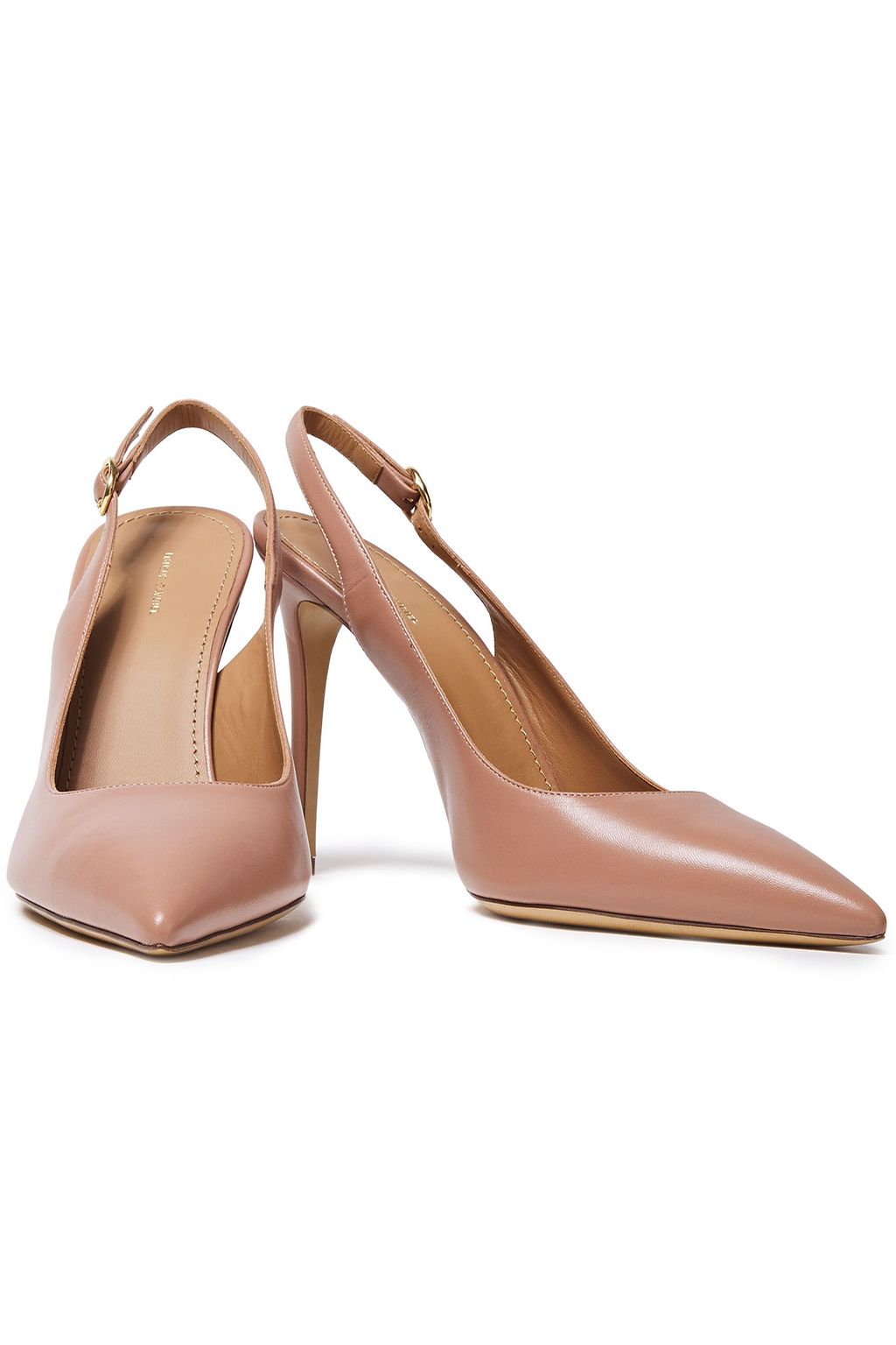 MANSUR GAVRIEL Leather slingback pumps