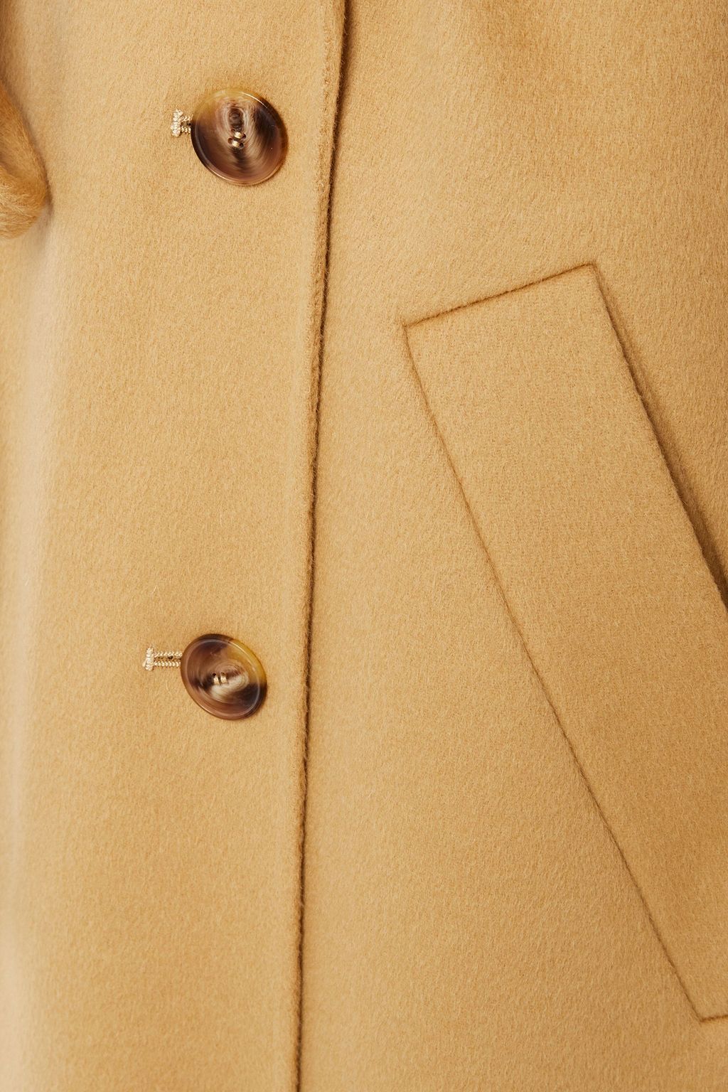 NANUSHKA Loane belted wool and silk-blend felt coat
