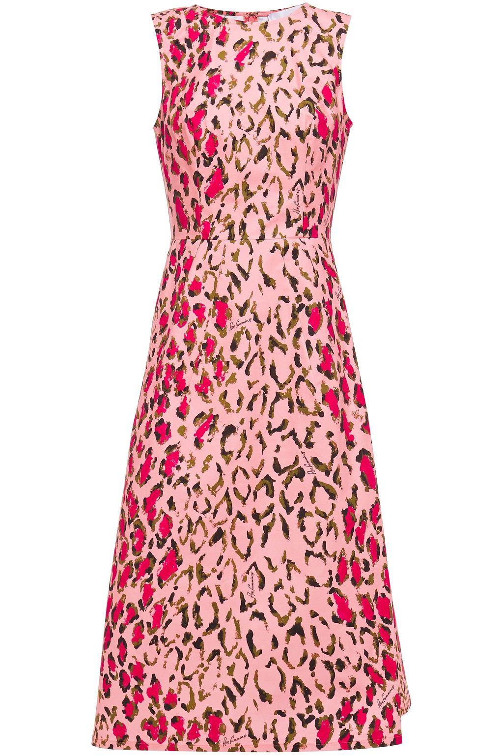 carolina herrera leopard dress