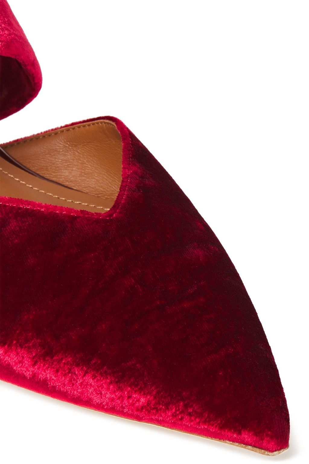 MALONE SOULIERS Maite crystal-embellished velvet mules