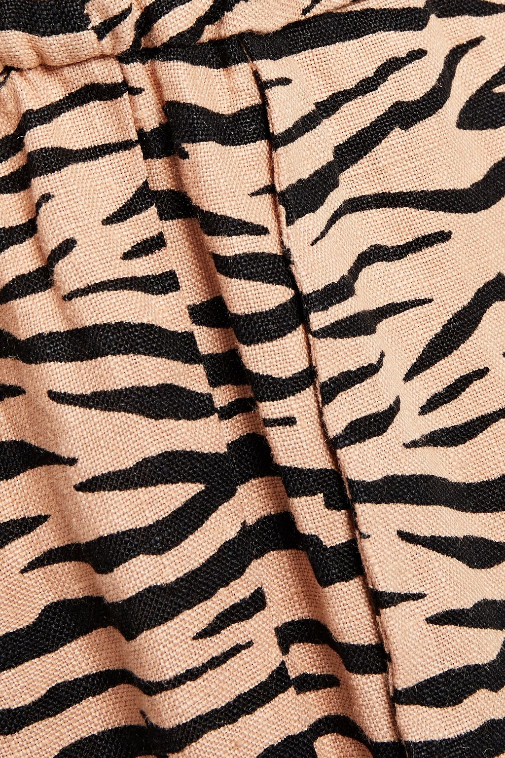 ENZA COSTA Tiger-print linen jumpsuit