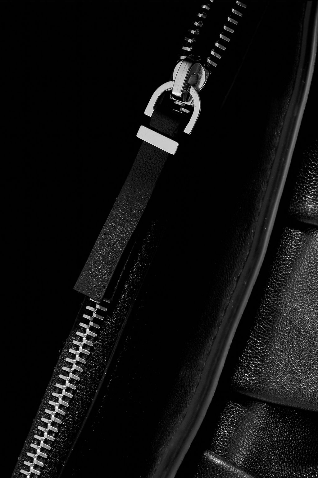 THE ROW Fan Bag 12 pleated leather shoulder bag