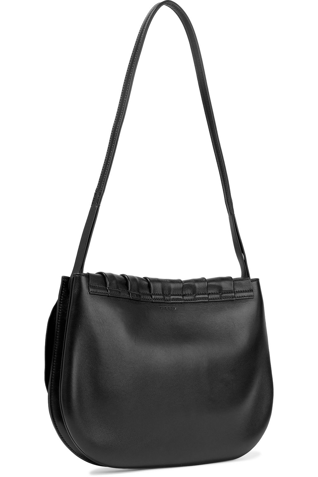 THE ROW Fan Bag 12 pleated leather shoulder bag