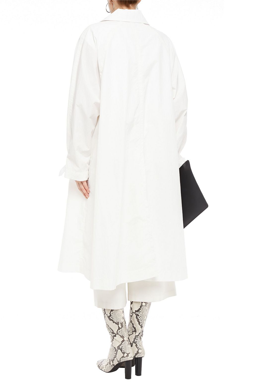 DEVEAUX Shell trench coat