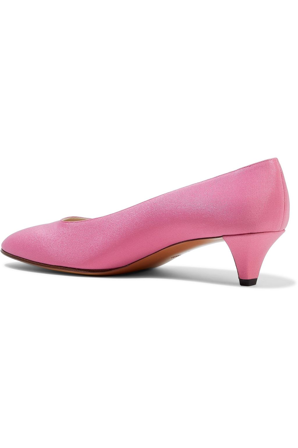THE ROW Lady D silk-moire pumps