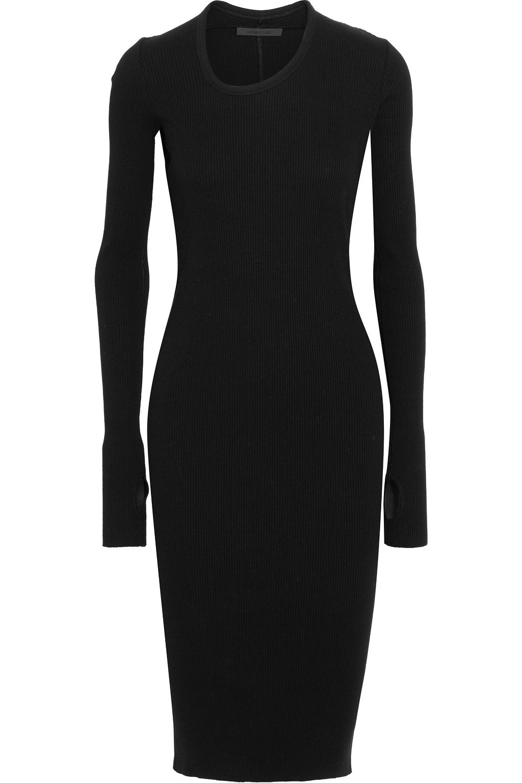 ribbed cotton dress