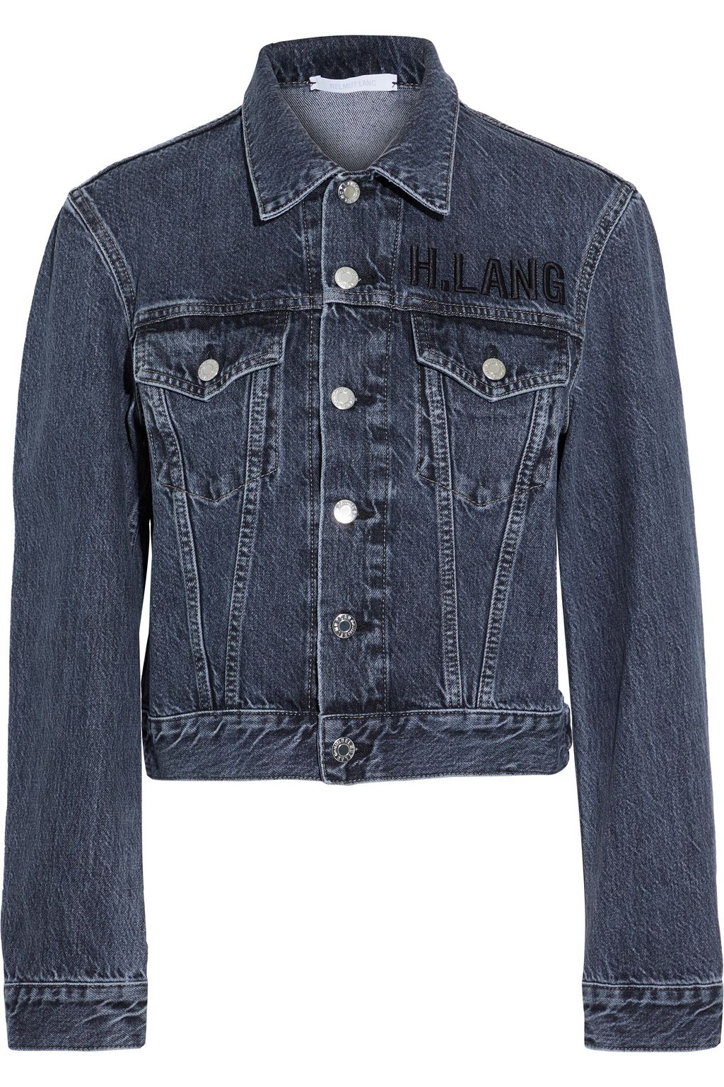 helmut lang distressed denim jacket