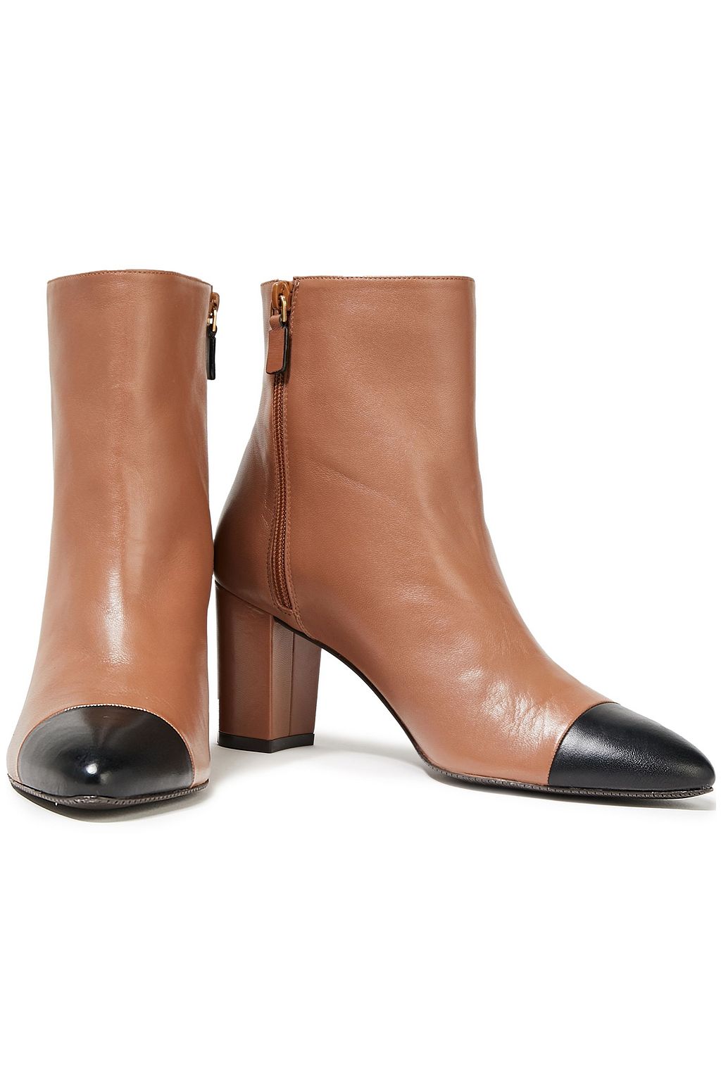STUART WEITZMAN Jill two-tone leather ankle boots