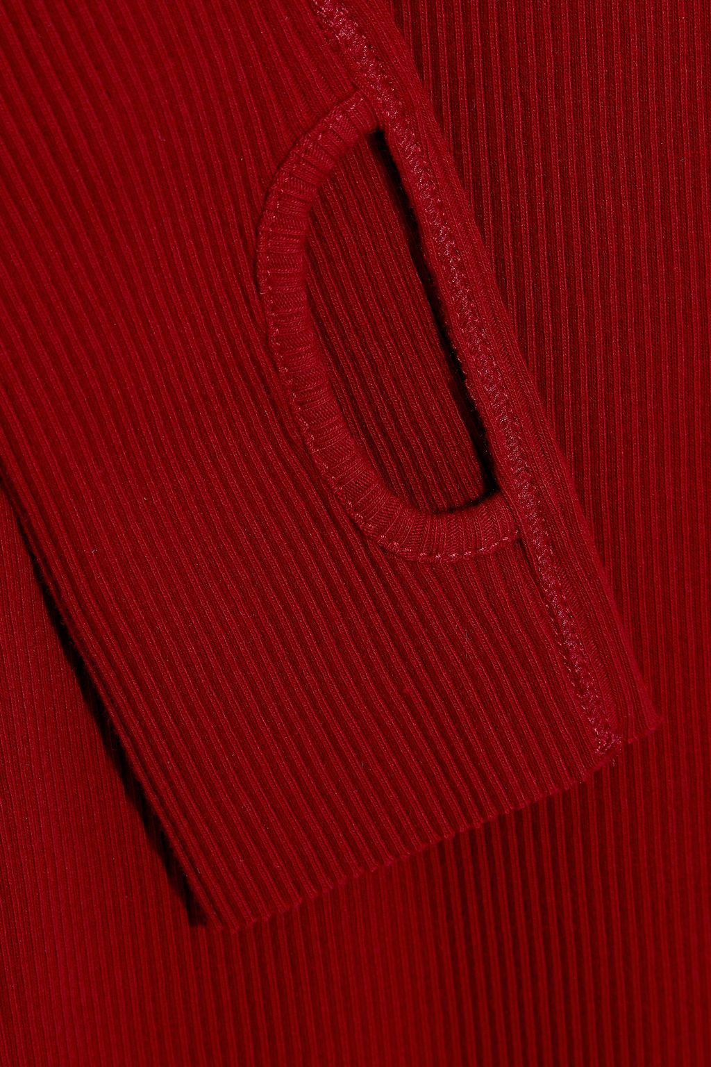 HELMUT LANG Ribbed cotton dress
